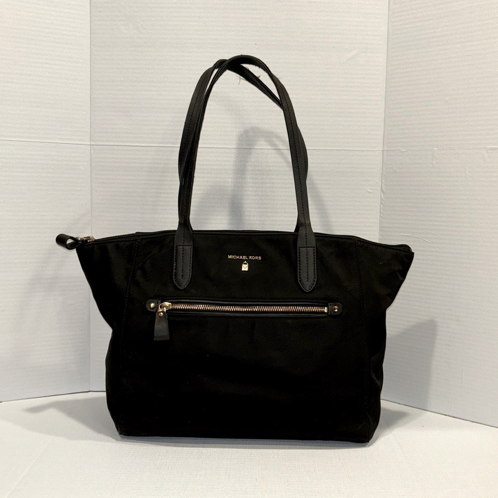 MICHAEL KORS BLACK LARGE TOTE